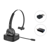 CONCEPTRONIC Headset Mono WLS BT5.0/Mikro/ANC/Dock/+22Std sw