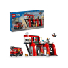 LEGO City 60414 Remiza strażacka z wozem strażackim