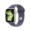 Apple Watch Series 11 42mm Srebrna aluminiowa koperta z paskiem sportowym Mist Violet - S/M