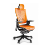 Fotel biurowy Wau 2 TPE-12 elastomer mango/czarny