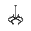 Equip 650372 uchwyt do tablic informacyjnych 165,1 cm (65") Czarny