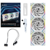 Lian Li UNI FAN SL Wireless LCD 120 Reverse Blade Obudowa komputera Wentylator 12 cm Biały 3 szt.
