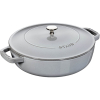 Głęboka patelnia do duszenia z pokrywką STAUB 40511-470-0 - grafitowa 28 cm