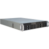 Inter-Tech IPC 2U-2408 Rack Czarny, Stal nierdzewna