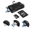 VAKOSS CZYTNIK KART 6W1 USB A/ MICRO USB/ USB C/ SD/ MICRO SD/ USB TC-R425X