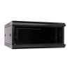 Extralink Szafa rack 4U 600x600 Czarna montowana na ścianie