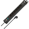 Brennenstuhl Premium-Line Steckdosenleiste 6-fach mit USB C, USB A, schwarz, 3m