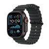 Apple Watch Ultra 2 GPS + Cellular 49 mm tytanowa koperta z czarnym paskiem w kształcie oceanu (MX4P3FD/A)