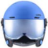 Kask narciarski dziecięcy UVEX Rocket jr. Visor blue matt