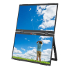 Monitor przenośny Verbatim Dual Monitor Essentials 15,6" IPS FHD Mini HDMI 2xUSB-C głośniki