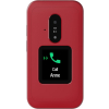 Doro Leva E30, Gro?tastenklapphandy, 4G, rot-wei?