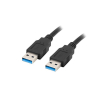 LANBERG KABEL USB-A 3.0 M/M 1M CZARNY CA-USBA-30CU-0010-BK