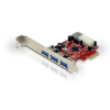 CONCEPTRONIC PCIe1x Card 3xUSB-A Ext./1xUSB-A Int.     5Gbps