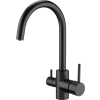 Bateria zlewozmywakowa Deante Nero do wody filtrowanej czarna BCH_N64M