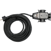 Yato YT-81162 rozgałęziacz 20 m 3 x gniazdo sieciowe Wewnątrz/Na wolnym powietrzu Czarny