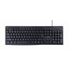 GEMBIRD KLAWIATURA MULTIMEDIALNA KB-UM-107 USB, US LAYOUT, CZARNA