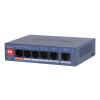 Dahua Technology CS4006-4ET2GT-60 przełącznik sieciowy Zarządzany L2 Gigabit Ethernet (10/100/1000) Obsługa PoE Niebieski