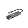 Equip 133489 stacja dokująca Przewodowa USB 3.2 Gen 1 (3.1 Gen 1) Type-C Szary