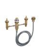 BATH MIXER HG 4-HOLE BASIC SET CONC.EXP.
