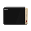 Qnap TS-664-8G, Tower, 6 x 2.5"/3.5" SATA, Intel Celeron N5105/N5095 4C/4T, 8 GB DDR4 onboard not expandable, 2 x 2.5GbE, optional 10GbE, External ada