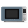 Smeg Kombi-Mikrowelle MOC02SBMEU, 9 Fkt, 2100W, Sturmblau matt