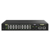 Qnap QSW-M2116P-2T2S, 16x 2.5GbE, 2x 10GbE SFP+, 2x 10GbE RJ45, Max PoE to 280W, managed switch