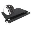 Alantec Przełącznica światłowodowa teleskopowa 12xSC simplex / 12xLC duplex 19" 1U z akcesoriami montażowymi (dławiki, opaski) (FOP-1U-12SCS-C-P)