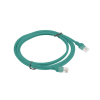 PATCHCORD KAT.5E UTP 0.25M ZIELONY FLUKE PASSED LANBERG 10-PACK