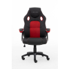 Fotel gamingowy Raptor GS-40 PU + tkanina/czerwony