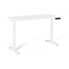 Biurko/Stolik z regulowaną wysokością UNIQUE ACTIVE I 14-C103W-W-140-YZ-02 biały stelaż i blat, 140X70 cm