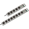 Brennenstuhl Super-Solid Surge Protection 4.500 A Srebrny 8 x gniazdo sieciowe 2,5 m