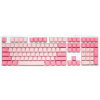 Ducky One 3 Gossamer Pink klawiatura Gaming USB US English Różowy, Biały
