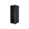 LANBERG SZAFA STOJĄCA RACK 19" 37U 600X800 DRZWI SZKLANE LCD CZARNA FF01-6837-12BL (FLAT PACK)