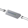 CONCEPTRONIC 10-portowy koncentrator USB-A3.0/-C Adapter -> 6xA3.0+m.Netz. Gr