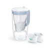 Dzbanek filtrujący Brita Glass+2 wkłady MaxtraPro PP (niebieski; 2,5l)