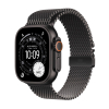 Watch Apple Watch Ultra 3 (2025) 5G 49mm tytanowa koperta z czarną tytanową pętlą Milanese L -