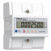 QOLTEC LICZNIK ENERGII TRÓJFAZOWY NA SZYNĘ DIN | 400V | 100A | LCD | LED | 4P