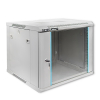 Qoltec Szafa RACK 19" | 9U | 600 x 500 x 600 | Szara | Wisząca