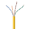 GEMBIRD UTP KABEL DRUT KAT 5E CCA 305M ŻÓŁTY AWG24