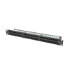 Patch panel Lanberg PPU5-1048-B (1U; 19"; kat. 5e; 48xRJ-45)