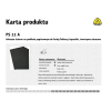 KLINGSPOR PAPIER ŚCIERNY WODNY P 500  PS11A/50szt .
