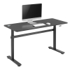 Biurko ręczna regulacja wys  Ergo Office, max 40 kg, max wys 117cm, z blatem do pracy stojąco siedzącej, ER-401 B