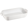 Prostokątny półmisek ceramiczny STAUB 40511-151-0 - biały 4.5 ltr