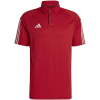 Koszulka męska adidas Tiro 23 Competition Polo czerwona