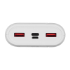 Powerbank Silicon Power QS15 20000mAh QC3.0+PD 2xUSB A, 1x mUSB + 1x USB C, biały