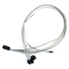 Microsemi ADAPTEC I-HDMSAS-4SATA-SB.8M 0,8 m 6 Gbit/s Szary