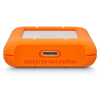 LaCie Rugged Mini zewnętrzny dysk twarde 1 TB 5400 RPM 2.5" Micro-USB B 3.2 Gen 1 (3.1 Gen 1) Pomarańczowy, Srebrny