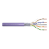 Digitus Kabel instalacyjny kat.6, F/UTP, B2ca, AWG 23/1, LSOH, 100m, fioletowy, karton