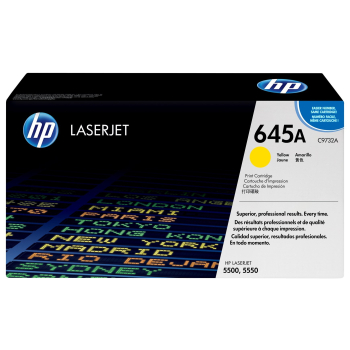 HP 645A oryginalny wkład z żółtym tonerem LaserJet