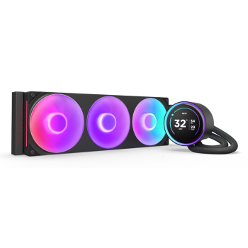 NZXT Kraken Elite 360 RGB Procesor Chłodnica cieczy all-in-one 12 cm Czarny 1 szt.